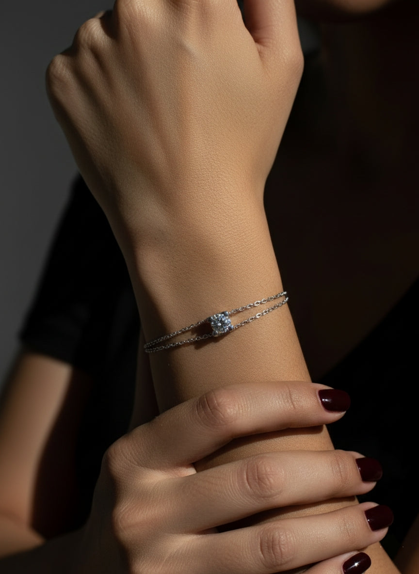 β¨ Radiant Solis 1 Carat Diamond Bracelet β¨